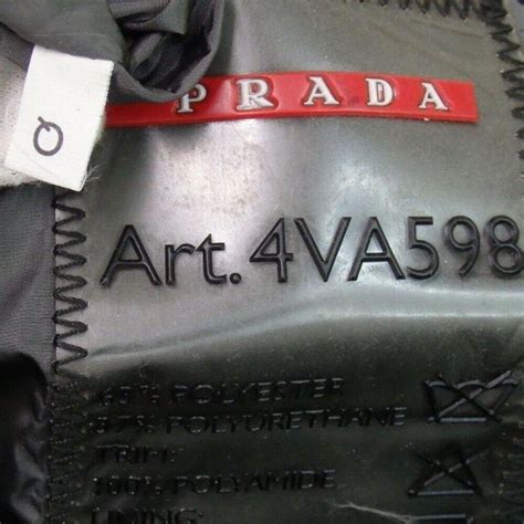 prada nylon art.4va598|Prada nylon bags history.